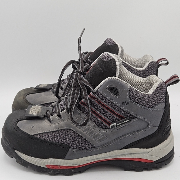 Skechers Women's Size 7.5 Lightweight Safety Toe Work Shoe Aluminum Black - Picture 15 of 15